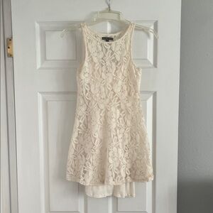 Vans Cream Lace Mini Dress